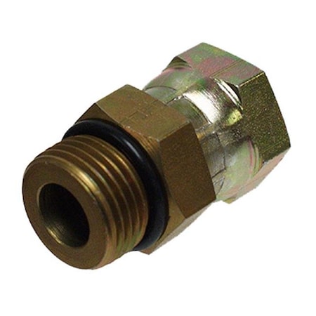 Apache Apache 39005675 0.38 in. Male O-Ring Boss x 0.25 in. Female Pipe Swivel Hydraulic Adapter 193789